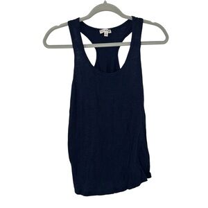 Navy Blue Zenana Outfitters Fitness Tank Top Shirt Women’s Size Medium Athletic!